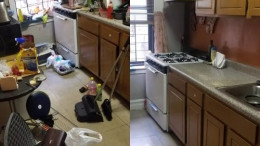 Before and After: Kitchen Cleaning