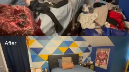 Before and After: Bedroom Cleaning