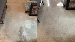 Carpet cleaning - Before & After